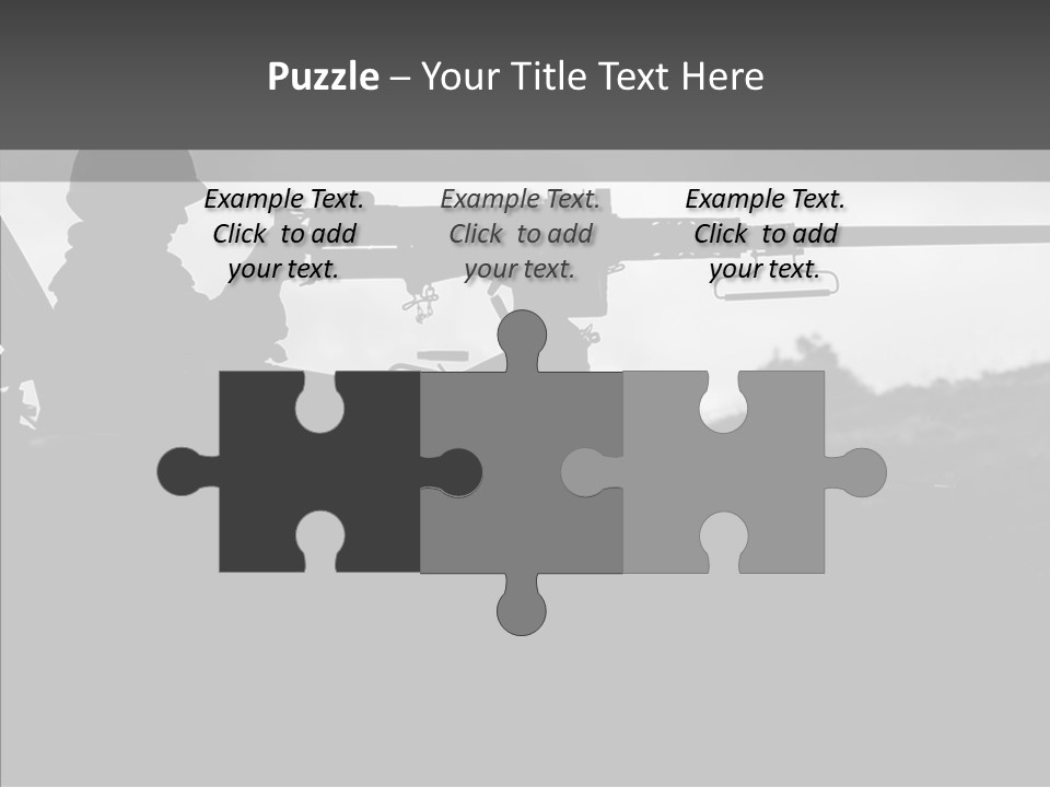 Veteran Terrorist Soldier PowerPoint Template