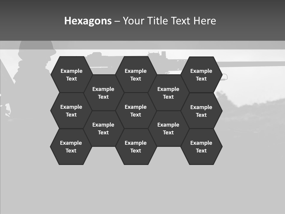 Veteran Terrorist Soldier PowerPoint Template