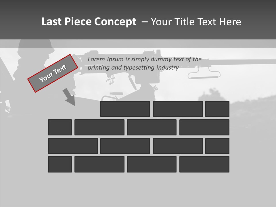Veteran Terrorist Soldier PowerPoint Template
