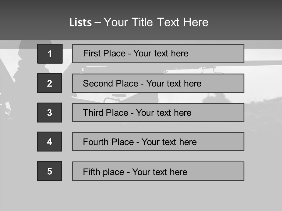 Veteran Terrorist Soldier PowerPoint Template