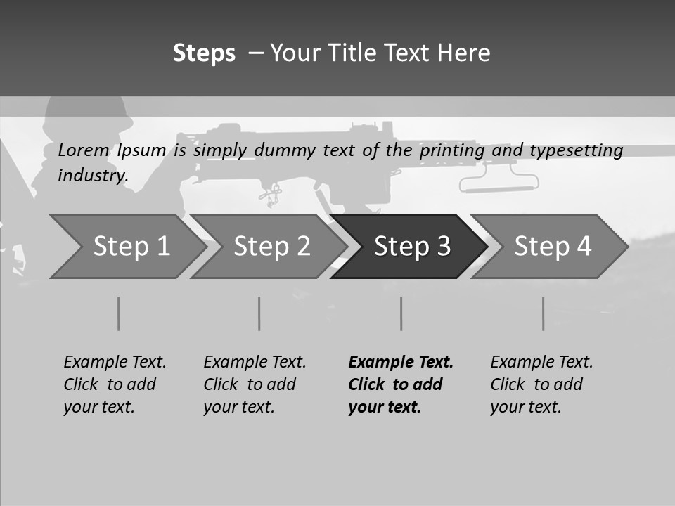 Veteran Terrorist Soldier PowerPoint Template