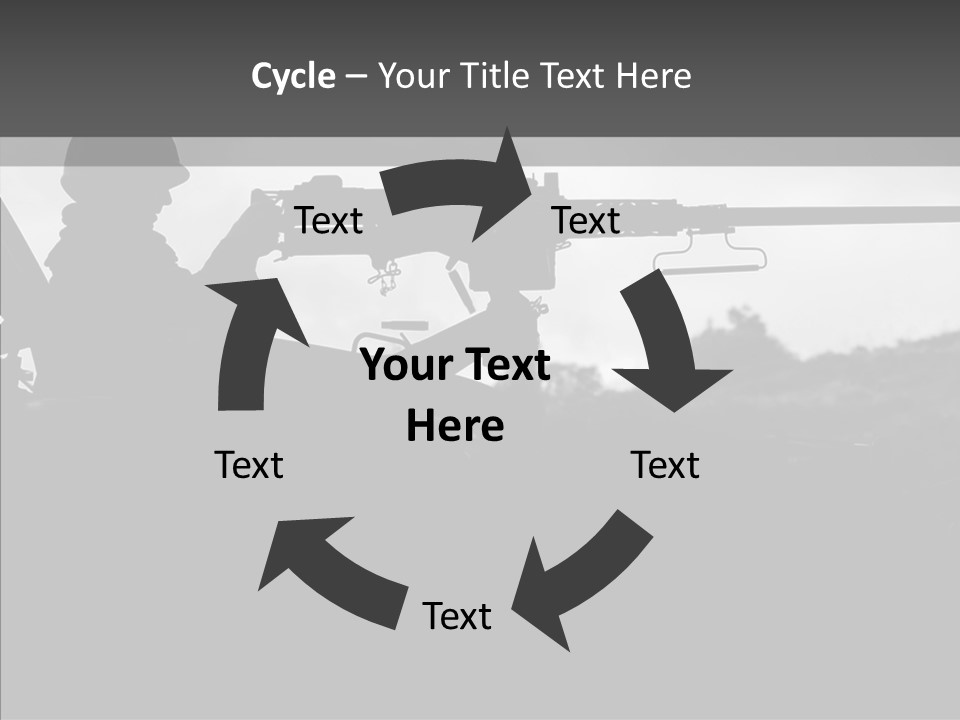 Veteran Terrorist Soldier PowerPoint Template