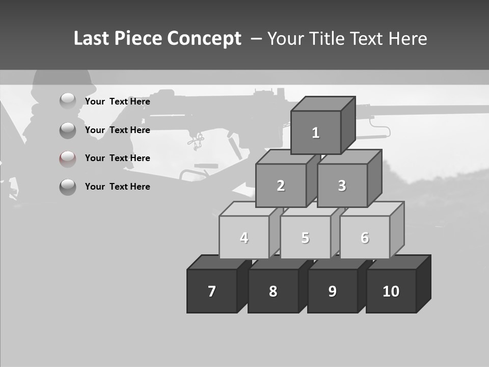 Veteran Terrorist Soldier PowerPoint Template