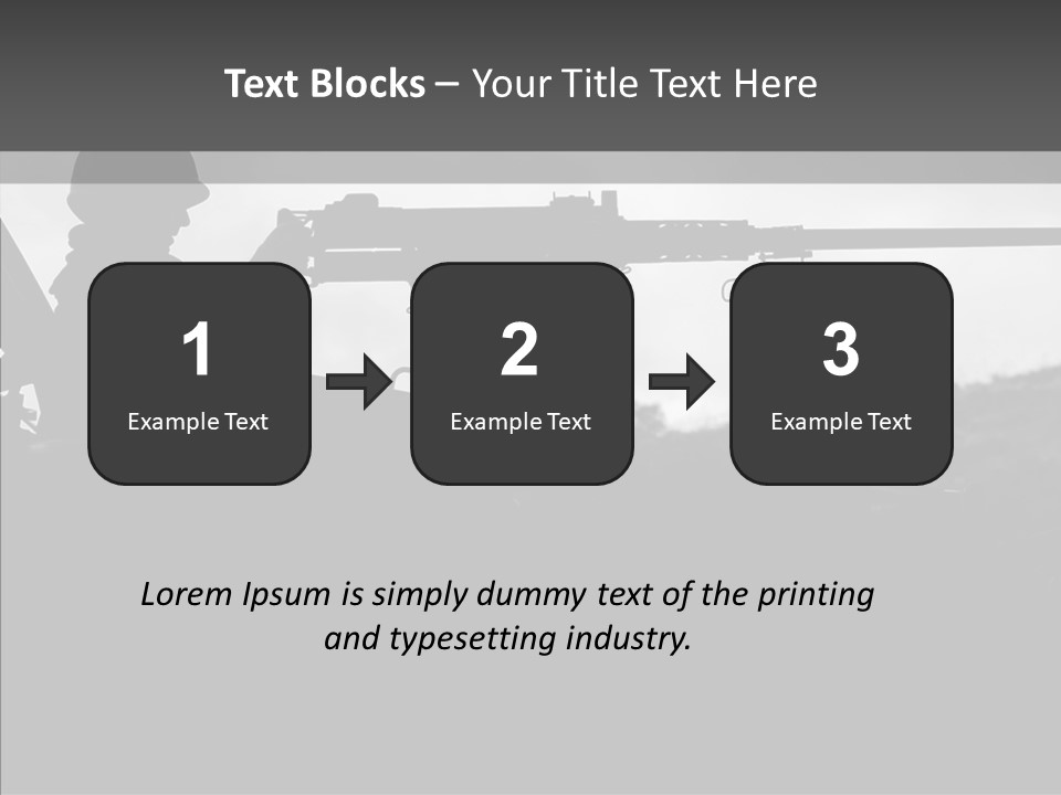 Veteran Terrorist Soldier PowerPoint Template