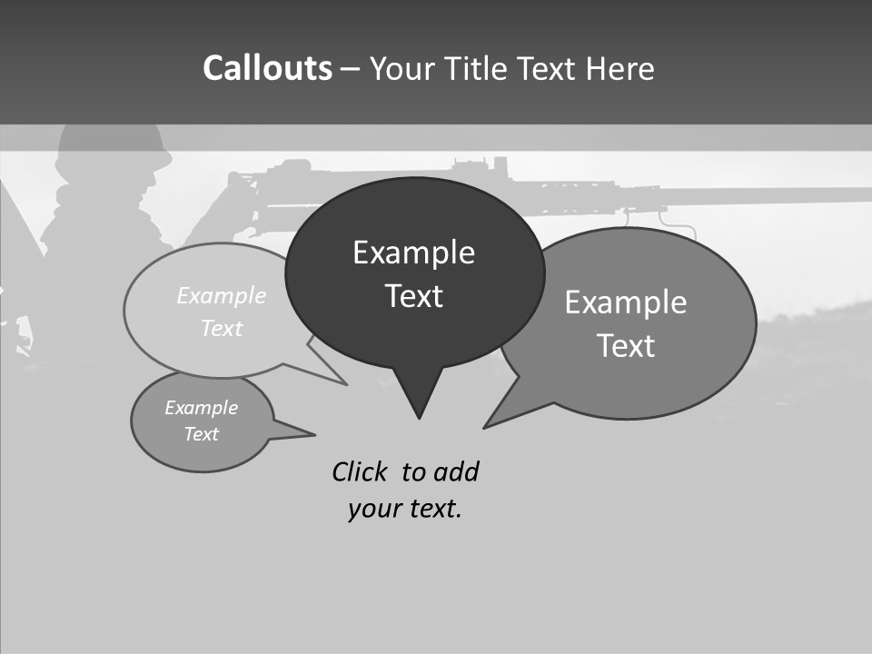Veteran Terrorist Soldier PowerPoint Template