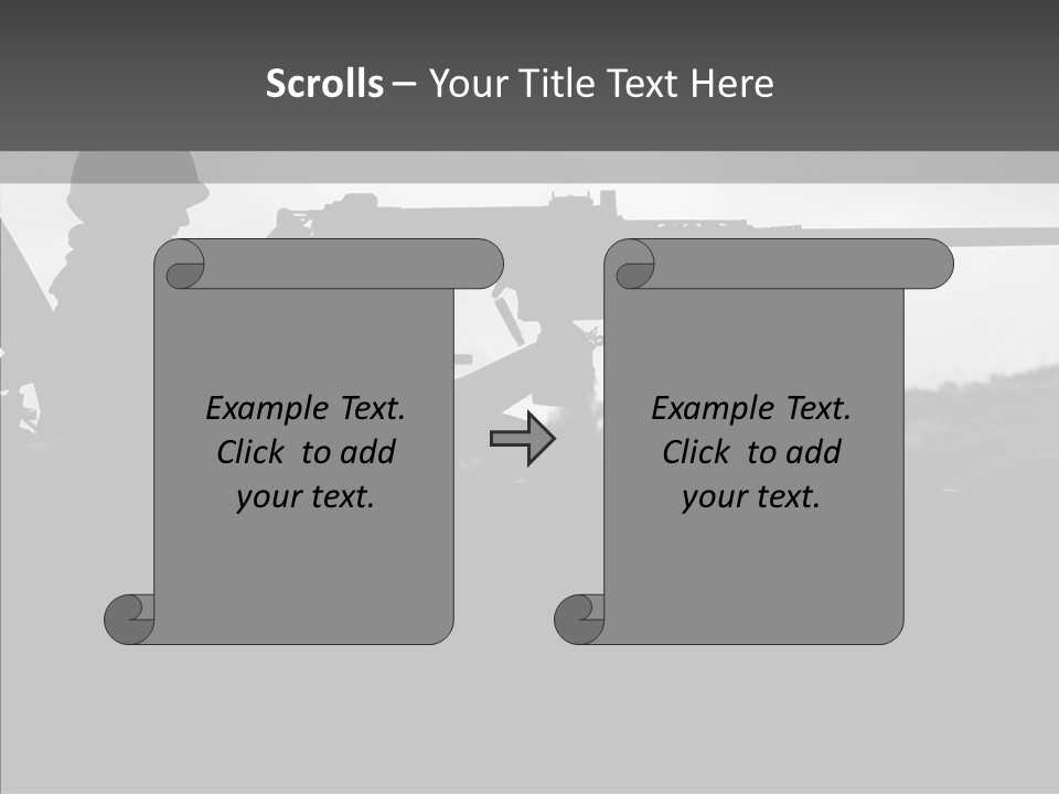 Veteran Terrorist Soldier PowerPoint Template