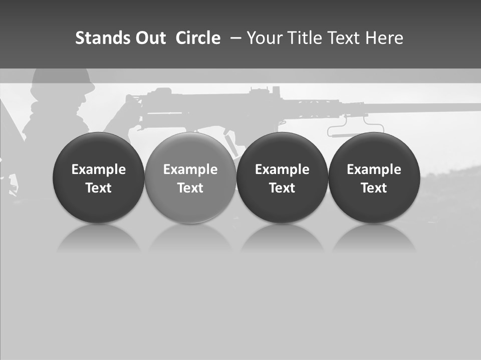 Veteran Terrorist Soldier PowerPoint Template