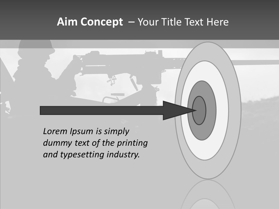 Veteran Terrorist Soldier PowerPoint Template