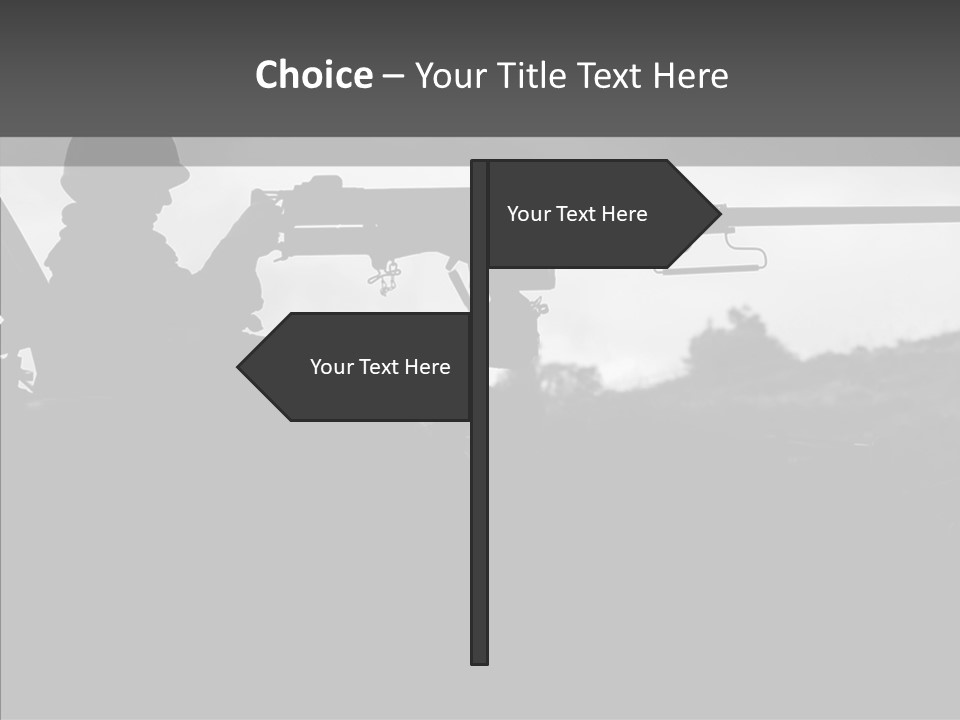 Veteran Terrorist Soldier PowerPoint Template