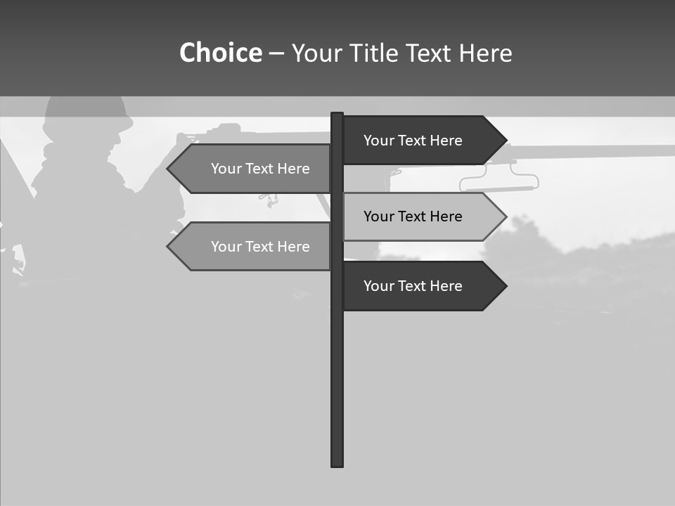 Veteran Terrorist Soldier PowerPoint Template