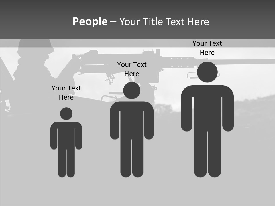 Veteran Terrorist Soldier PowerPoint Template