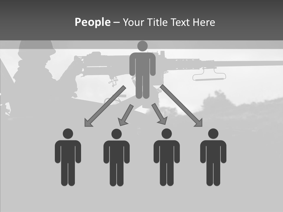 Veteran Terrorist Soldier PowerPoint Template