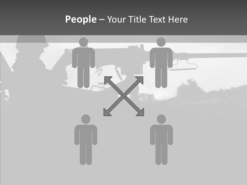 Veteran Terrorist Soldier PowerPoint Template