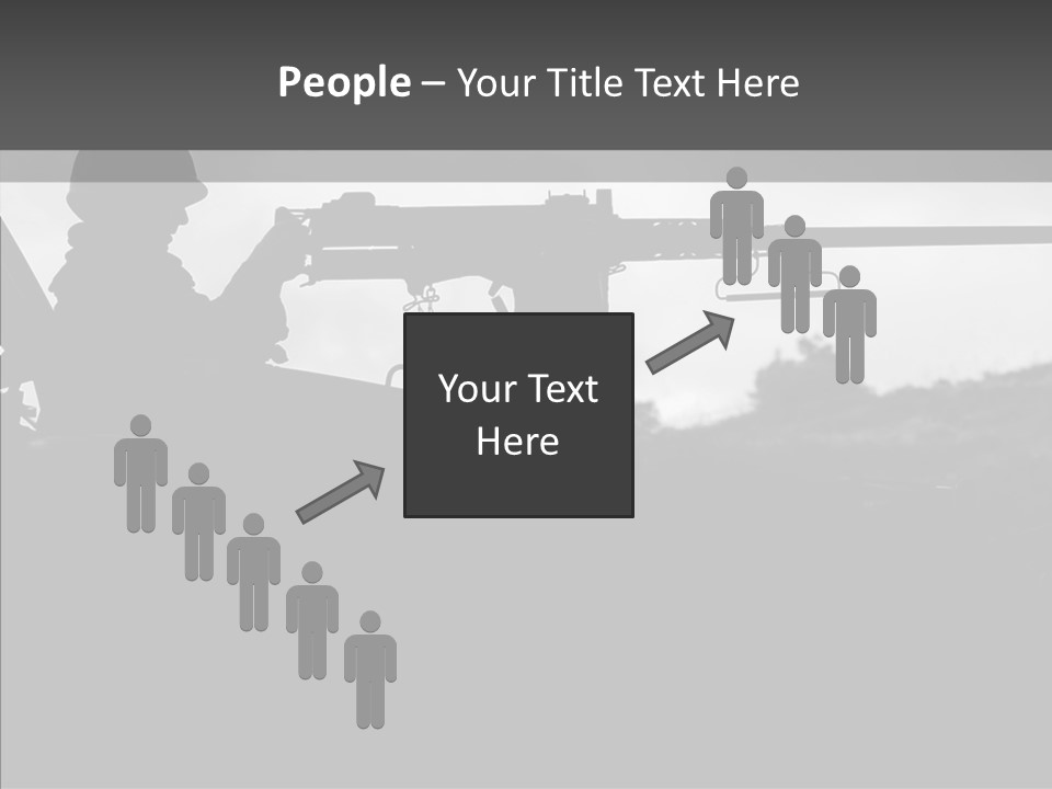 Veteran Terrorist Soldier PowerPoint Template