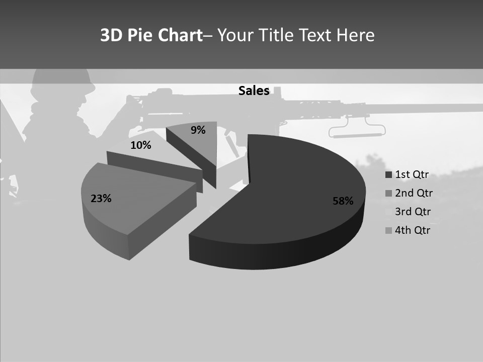 Veteran Terrorist Soldier PowerPoint Template