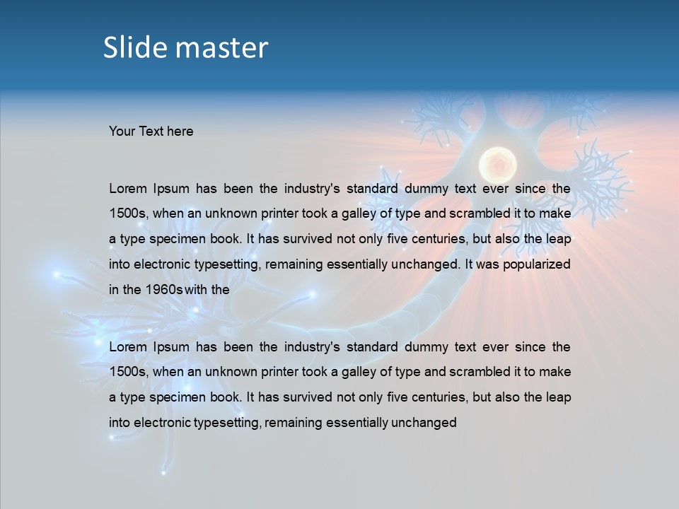 Anatomy Energy D PowerPoint Template