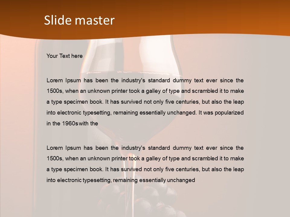 Toast Grape Producer PowerPoint Template