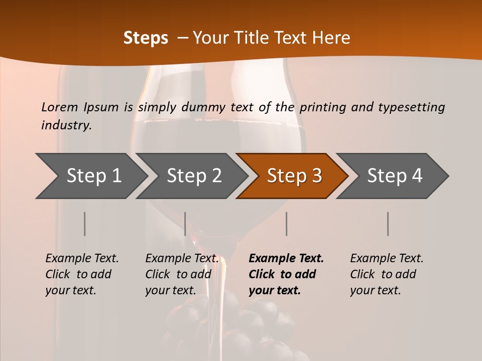 Toast Grape Producer PowerPoint Template
