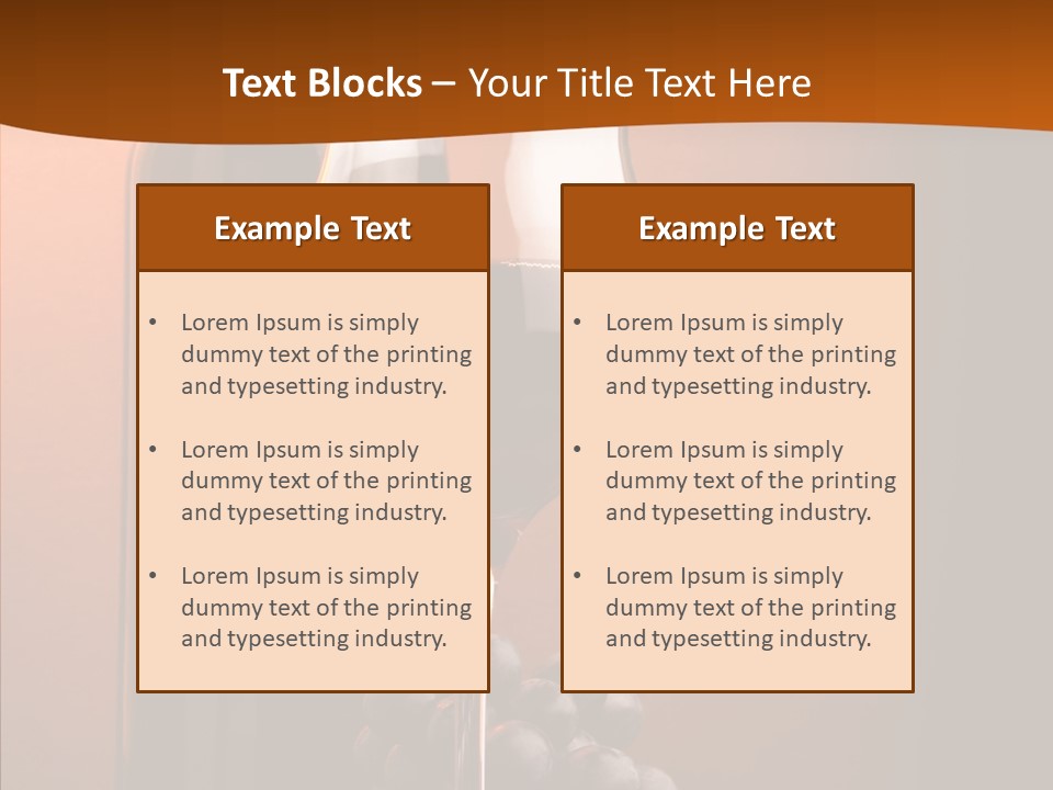 Toast Grape Producer PowerPoint Template