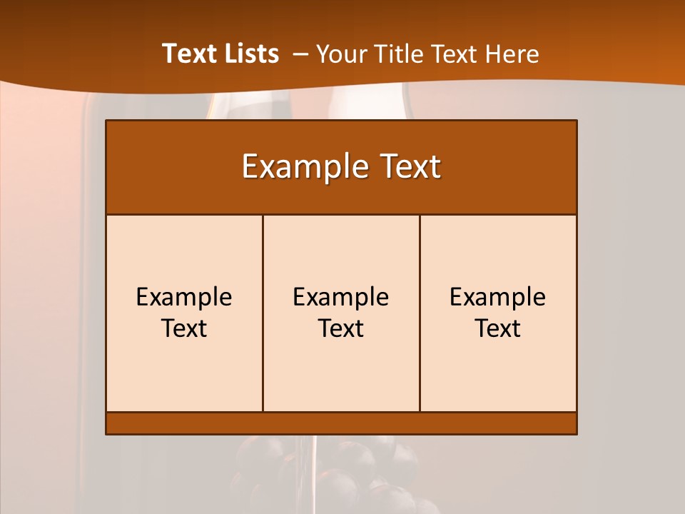 Toast Grape Producer PowerPoint Template