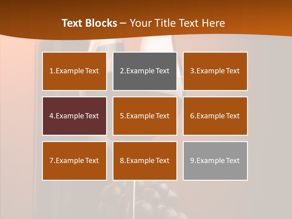 Toast Grape Producer PowerPoint Template