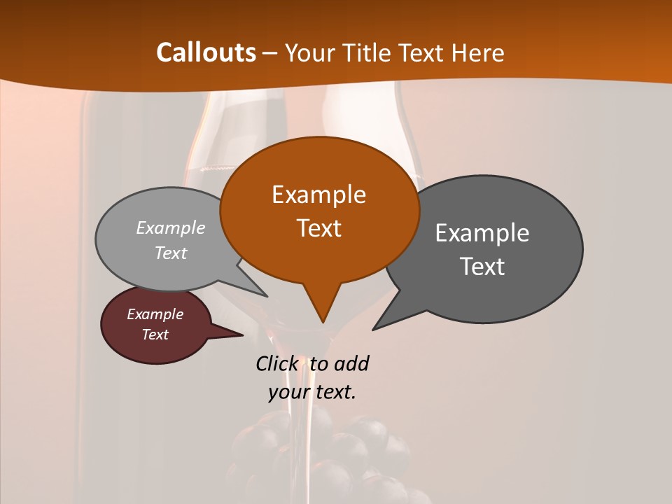 Toast Grape Producer PowerPoint Template
