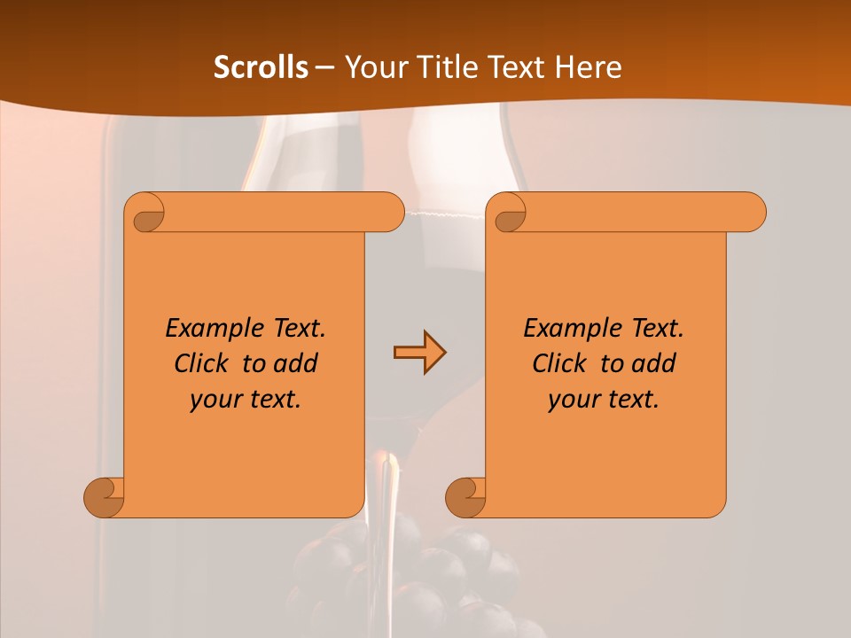 Toast Grape Producer PowerPoint Template