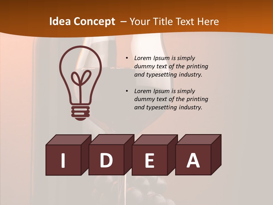 Toast Grape Producer PowerPoint Template