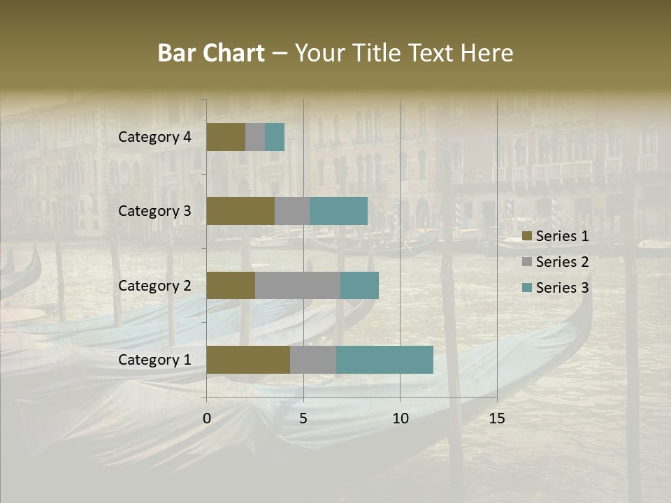 Grunge Gondola Beautiful PowerPoint Template