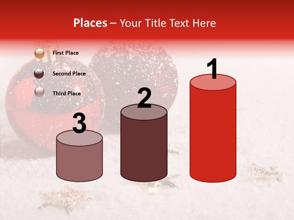 Golden Star Red PowerPoint Template