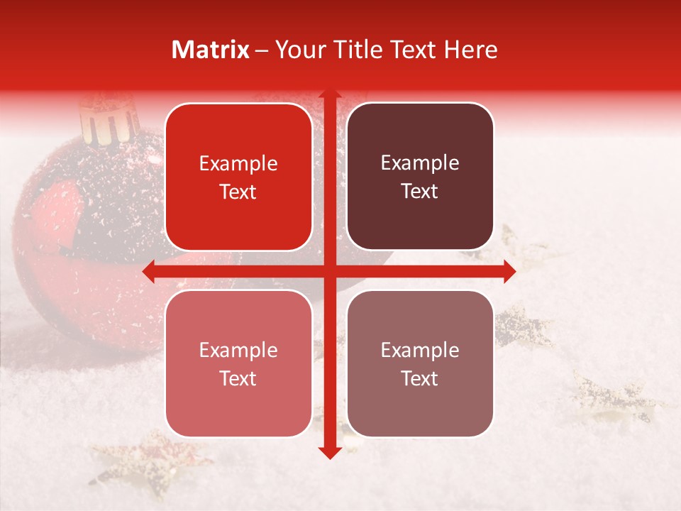 Golden Star Red PowerPoint Template