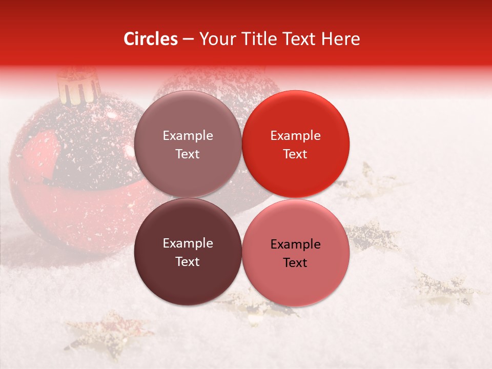 Golden Star Red PowerPoint Template