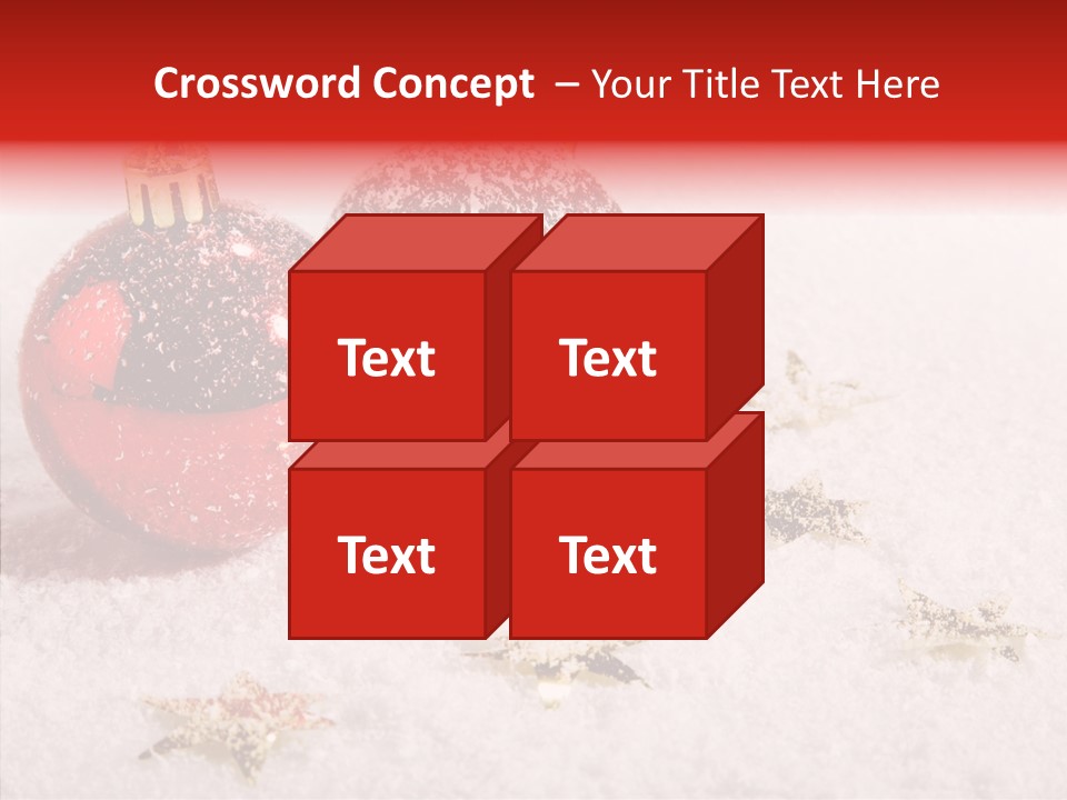 Golden Star Red PowerPoint Template