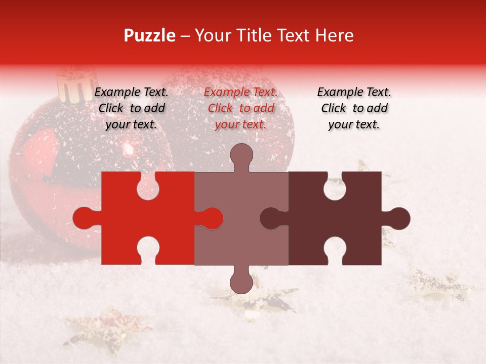 Golden Star Red PowerPoint Template