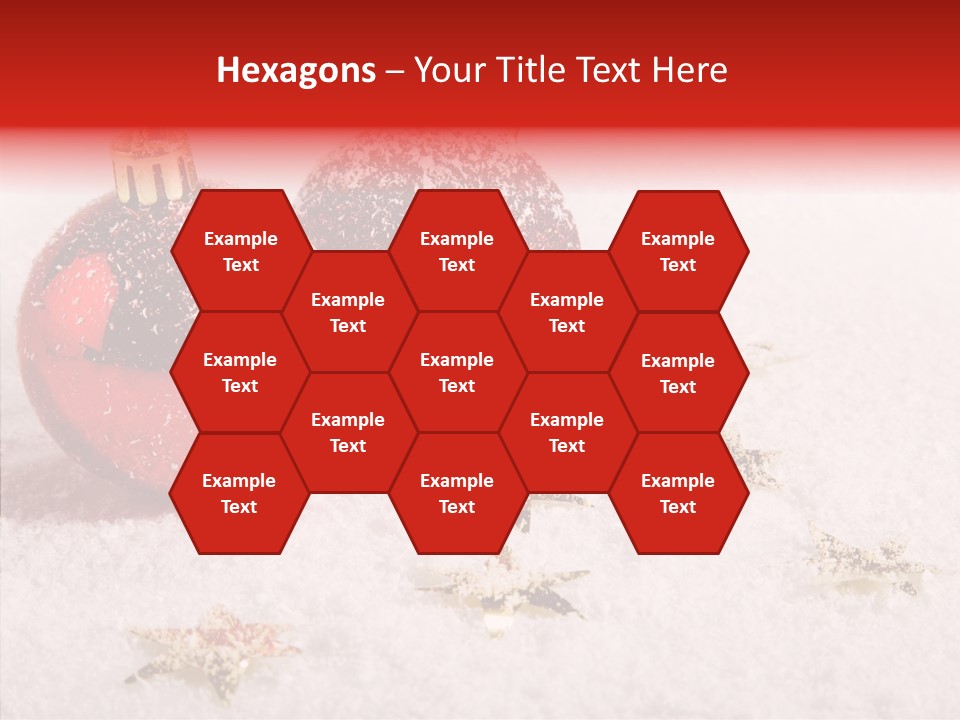 Golden Star Red PowerPoint Template