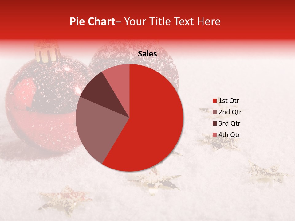 Golden Star Red PowerPoint Template