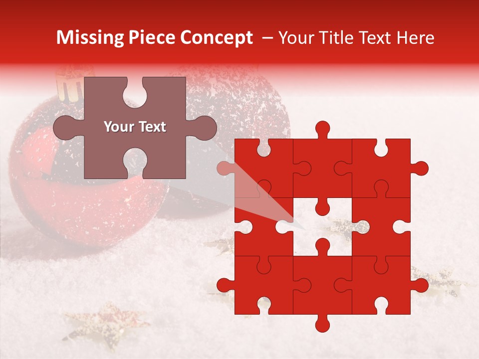 Golden Star Red PowerPoint Template