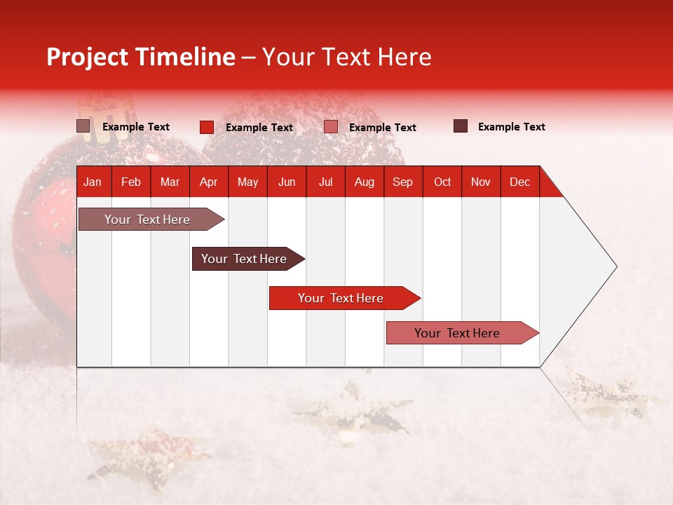 Golden Star Red PowerPoint Template
