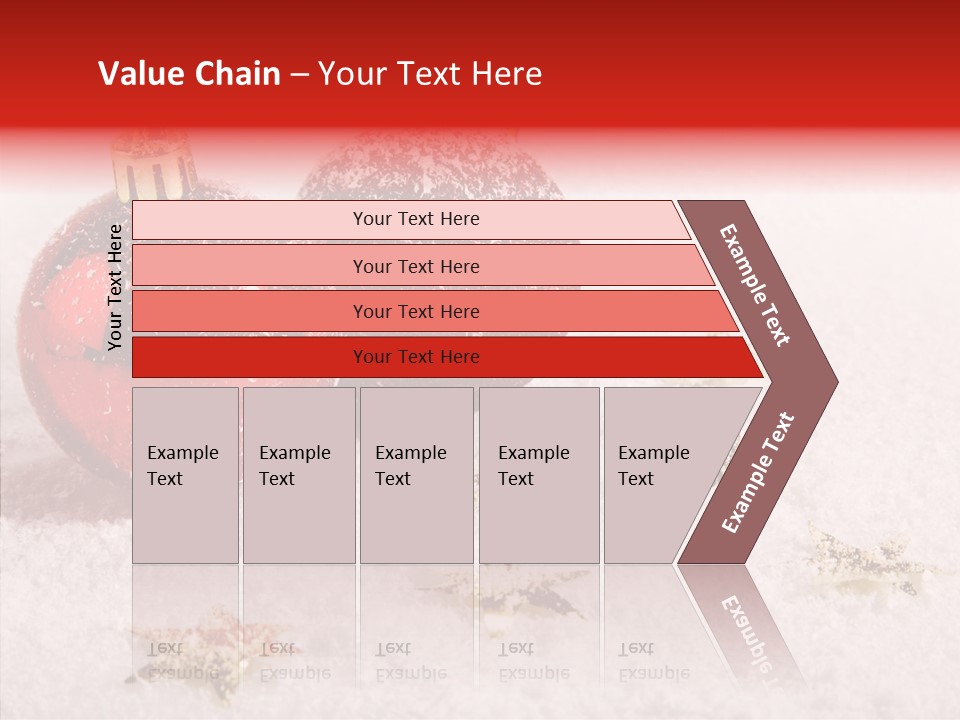 Golden Star Red PowerPoint Template