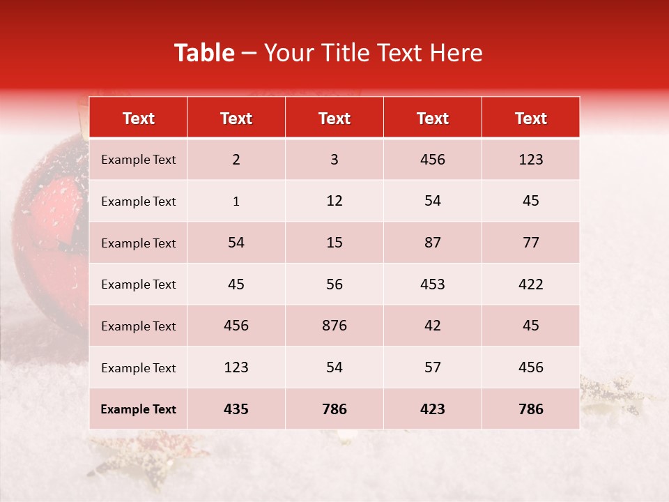 Golden Star Red PowerPoint Template