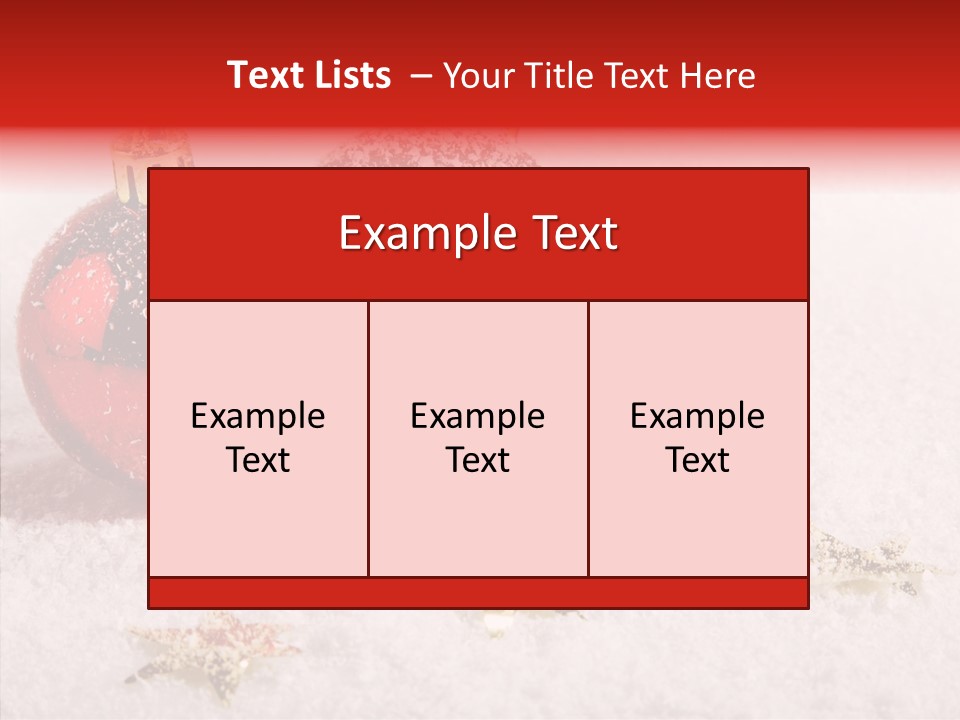 Golden Star Red PowerPoint Template