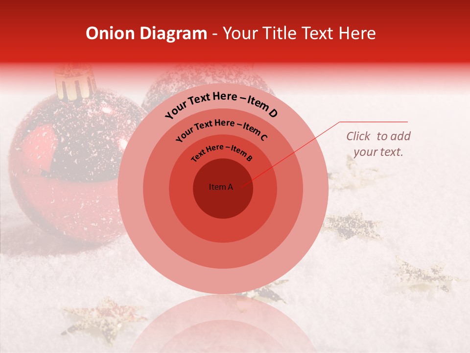 Golden Star Red PowerPoint Template