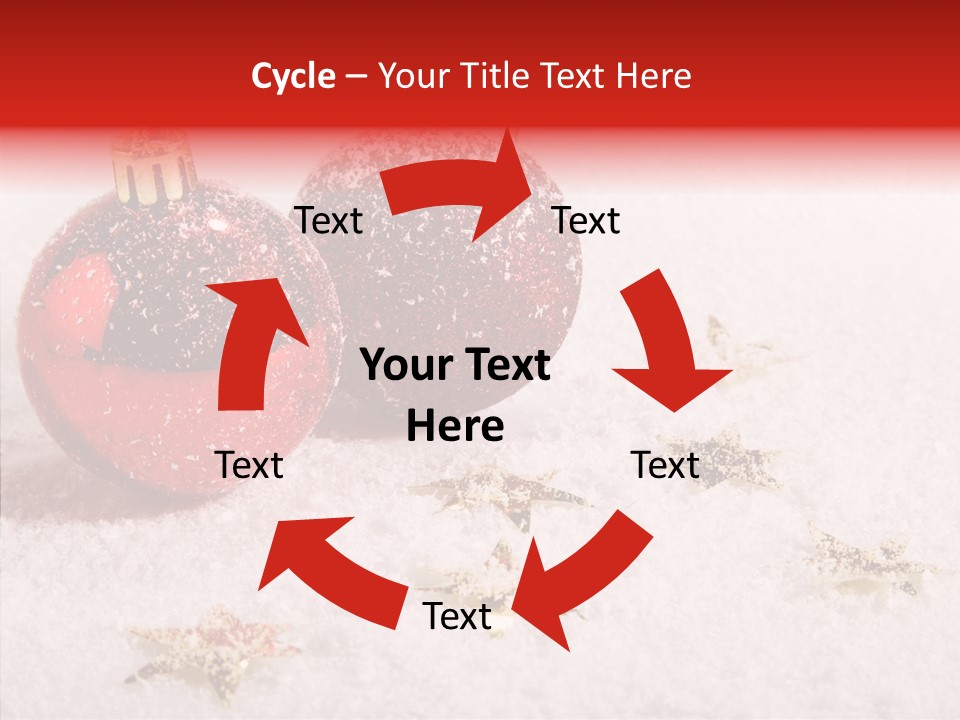 Golden Star Red PowerPoint Template