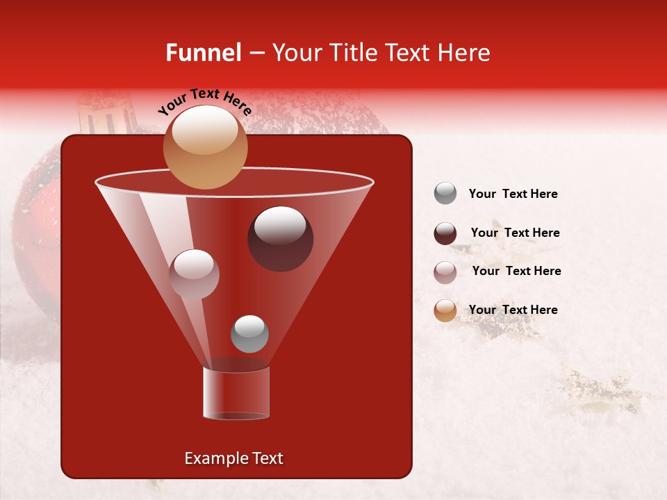 Golden Star Red PowerPoint Template