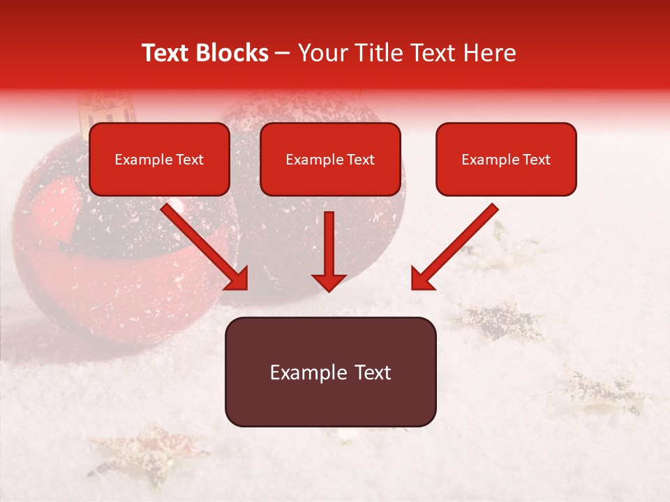 Golden Star Red PowerPoint Template