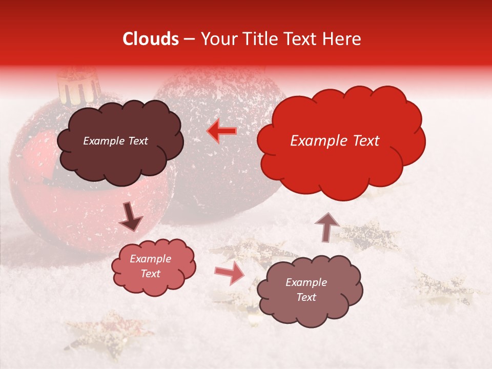 Golden Star Red PowerPoint Template