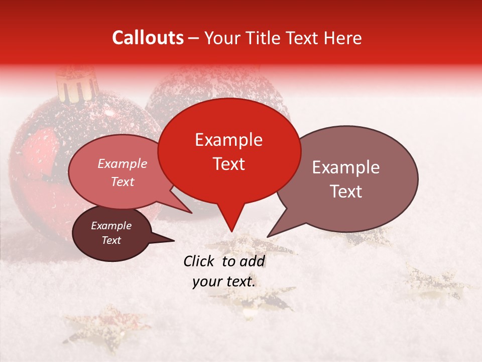 Golden Star Red PowerPoint Template