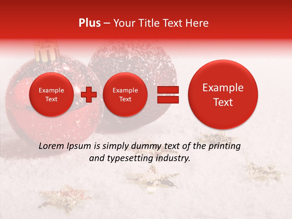 Golden Star Red PowerPoint Template