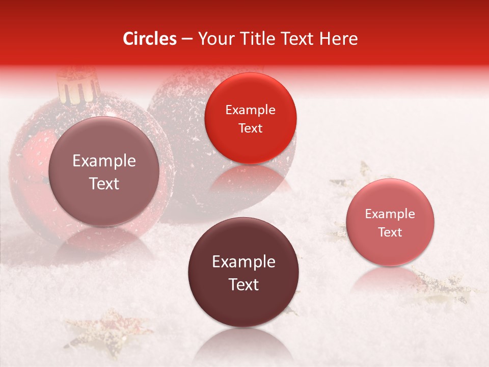 Golden Star Red PowerPoint Template