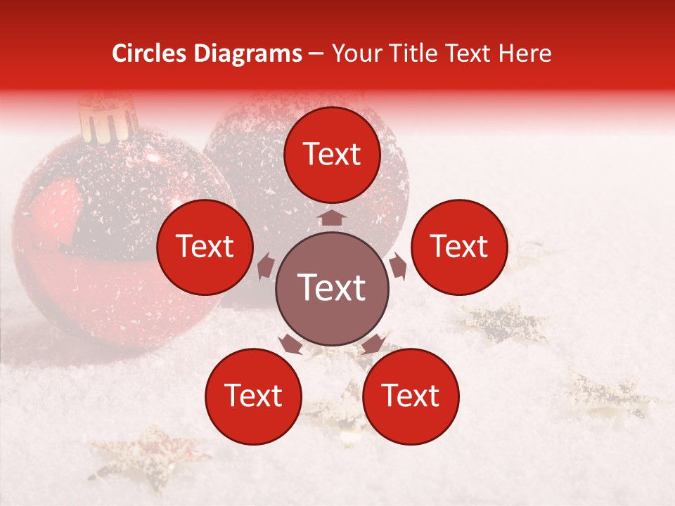 Golden Star Red PowerPoint Template